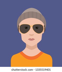 Avatar, flat design people character