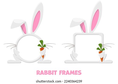 Zombie Rabbit Carrot Eye Stock Vector (Royalty Free) 646001650