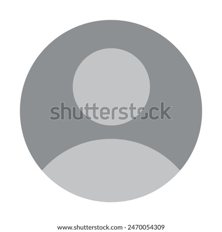 Avatar, gender neutral silhouette Vector illustration, profile picture, No image for social media profiles, flat icons. No photo , Default Avatar Profile Icon in grayscale, User profile, person icon, 