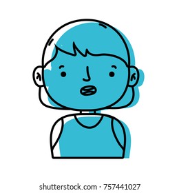 avatar girl with blouse and hairstyle design