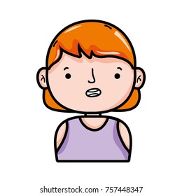 avatar girl with blouse and hairstyle design