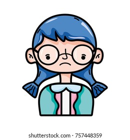 avatar girl with blouse and hairstyle design