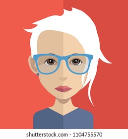 Avatar girl with hairstyle 4