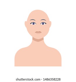 avatar glyph flat vector icon