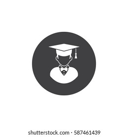 Avatar with Graduation Cap icon