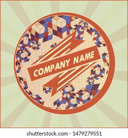Avatar, great design for any purposes. Abstract geometry. Flat style vector icon. Vector graphic. Sign, symbol, element. Business style. Avatar sign symbol.