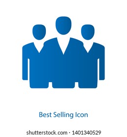 Avatar Group Icon Vector Design On white Background 