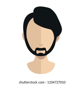 Avatar head with haircut and 
beard