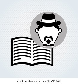 avatar hipster style design 
