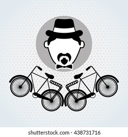 avatar hipster style design 