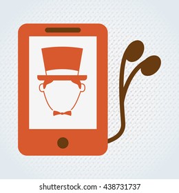 avatar hipster style design 