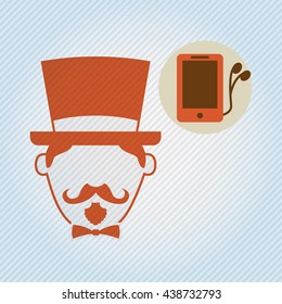 avatar hipster style design 