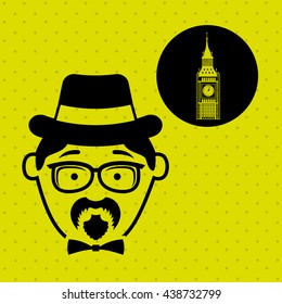 avatar hipster style design 