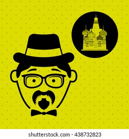 avatar hipster style design 