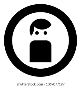 Avatar icon black color