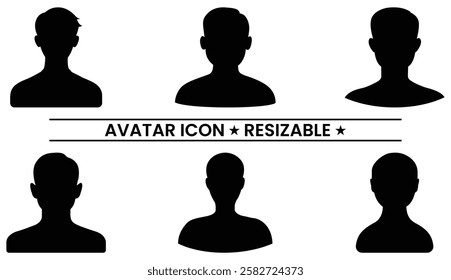 avatar icon , avatar creator, default avatar, person icon, user icon, silhouette