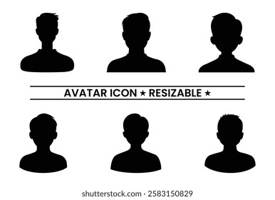 avatar icon , avatar creator, default avatar, person icon, user icon, silhouette