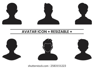 avatar icon , avatar creator, default avatar, person icon, user icon, silhouette