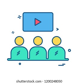 Avatar icon design vector