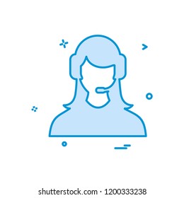 Avatar icon design vector