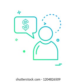 Avatar icon design vector