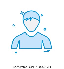 Avatar icon design vector