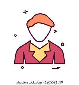 Avatar icon design vector 