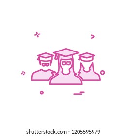 Avatar icon design vector