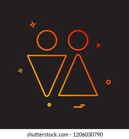 Avatar icon design vector