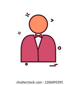 Avatar icon design vector