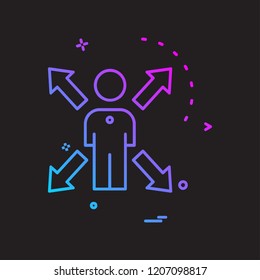 Avatar icon design vector