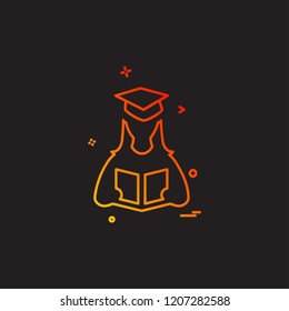 Avatar icon design vector