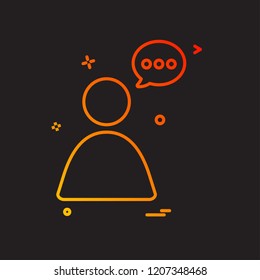 avatar icon design vector