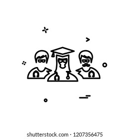 Avatar icon design vector