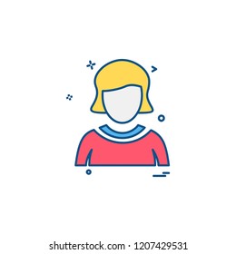 Avatar icon design vector