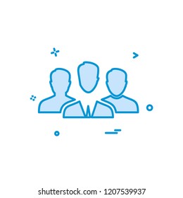 Avatar icon design vector