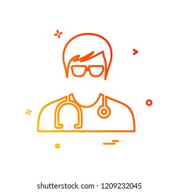 Avatar icon design vector