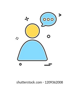 avatar icon design vector