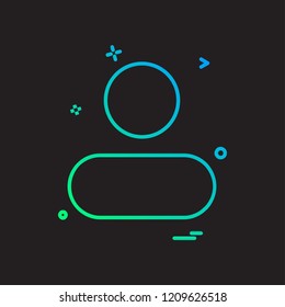 Avatar icon design vector