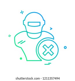 Avatar icon design vector