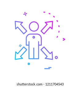 Avatar icon design vector