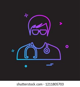 Avatar icon design vector