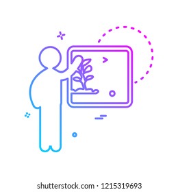 Avatar icon design vector