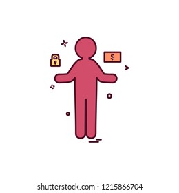 Avatar icon design vector