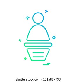 avatar icon design vector