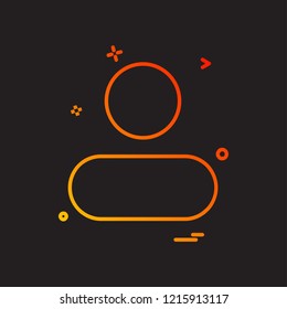 Avatar icon design vector