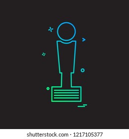 Avatar icon design vector