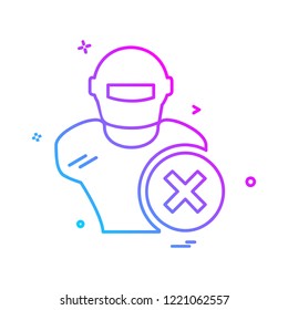 Avatar icon design vector