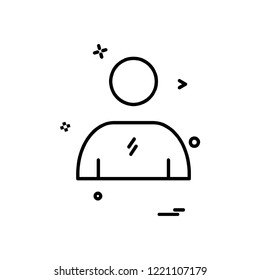 Avatar icon design vector