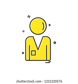Avatar icon design vector